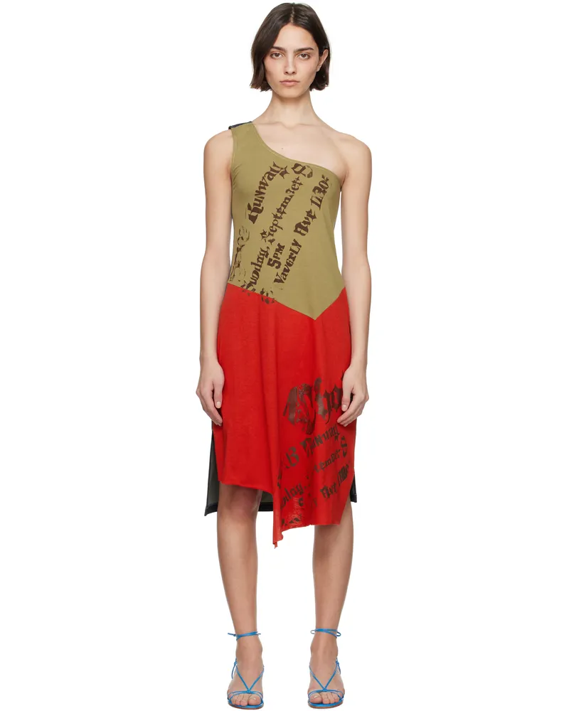 SC103 Multicolor Hall Midi Dress Zine