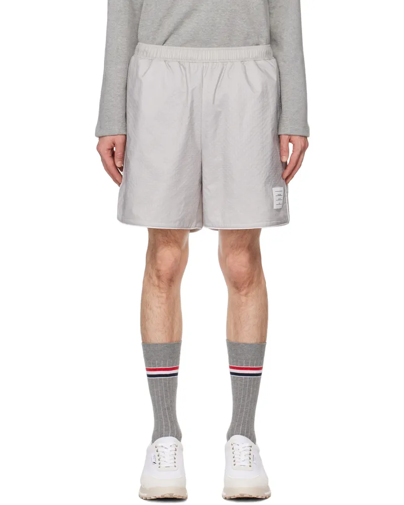 Thom Browne Gray Piping Shorts 055