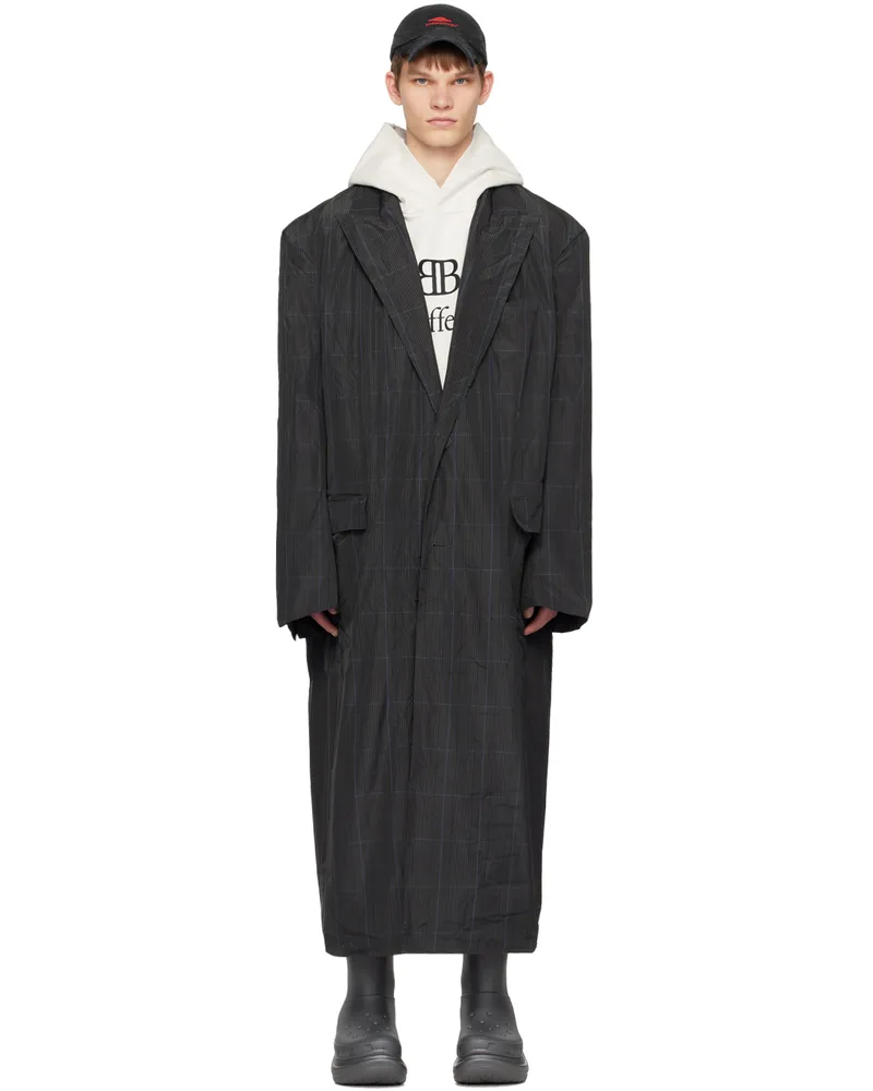 Balenciaga Gray Packable Coat 1240