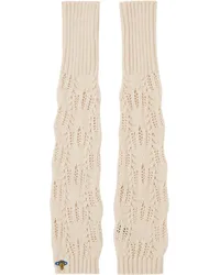 Vivienne Westwood Off-White Samantha Arm Warmers Acream