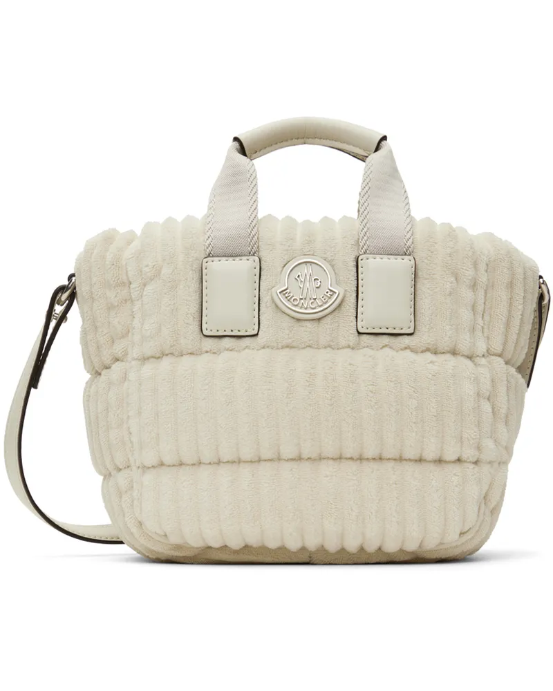 Moncler Off-White Micro Caradoc Tote 20n