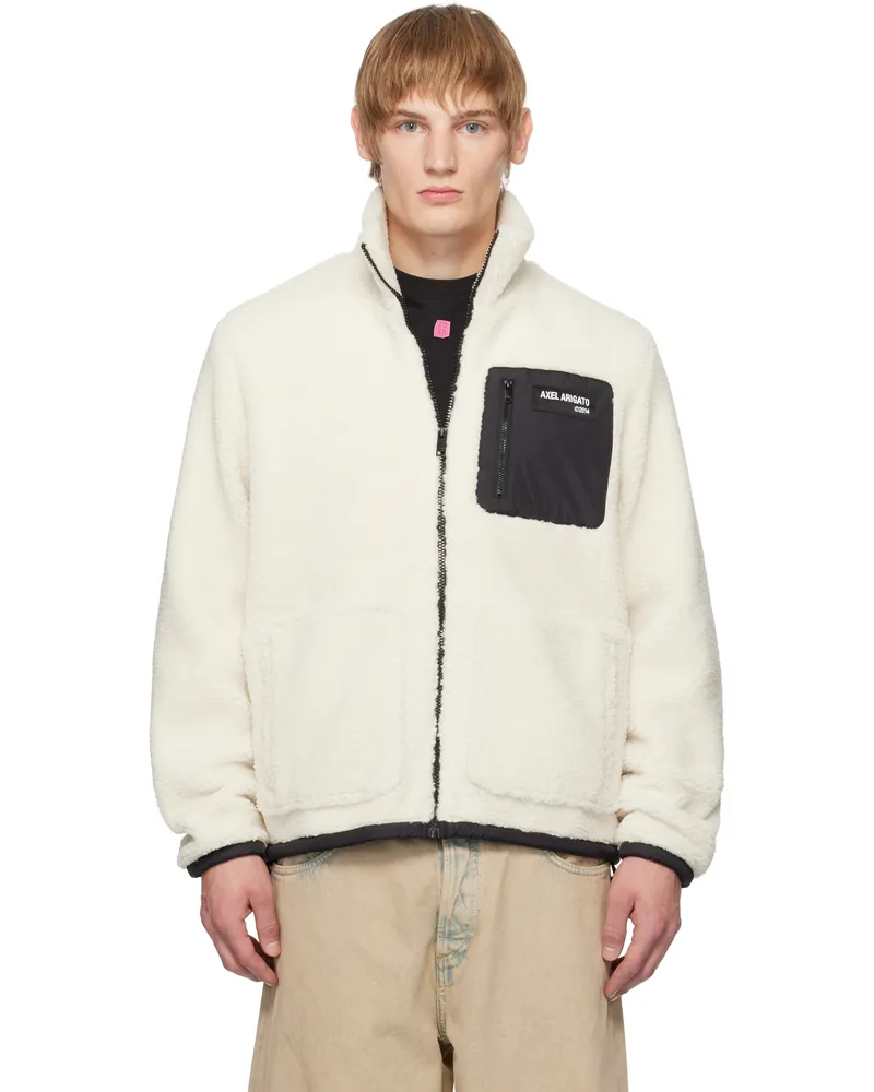 Axel Arigato Off-White Billie Fleece Jacket Ecru