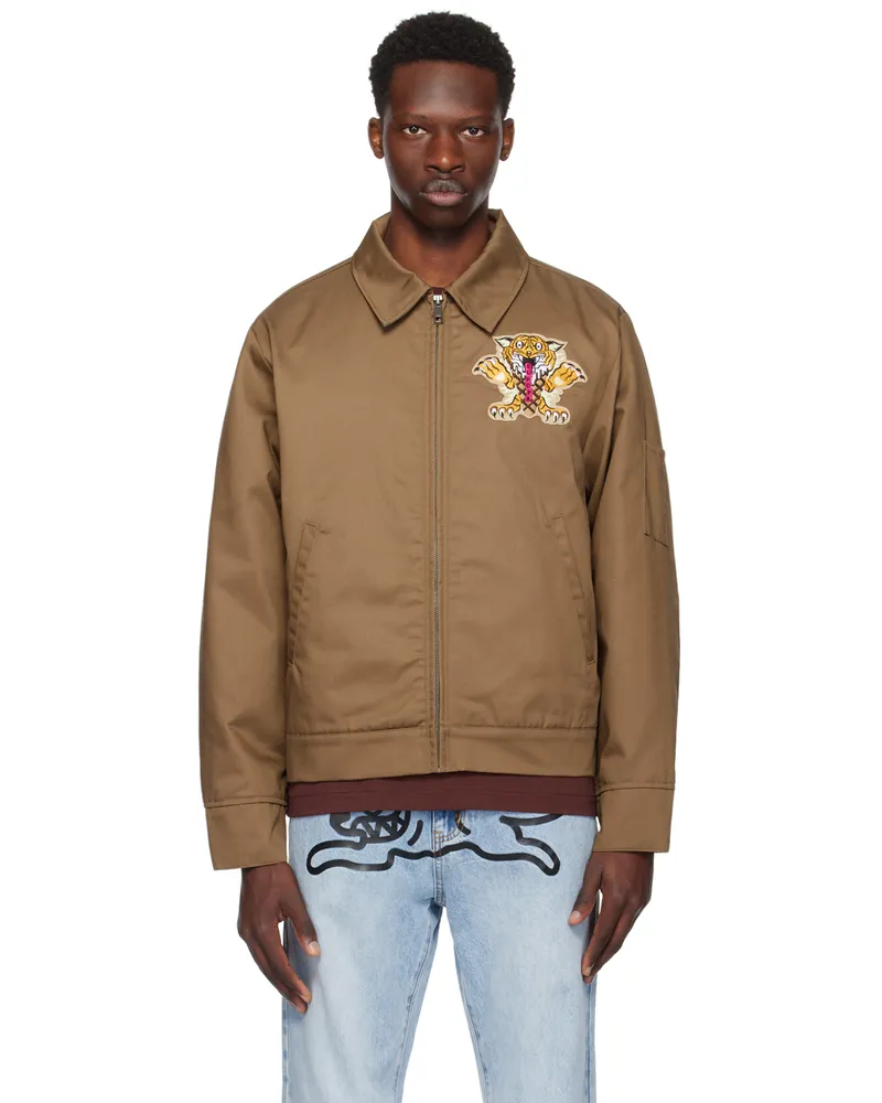 ICECREAM Brown Tiger Jacket Brown