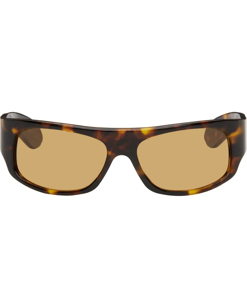 Marni Brown & Black Uailus Sunglasses Burnt