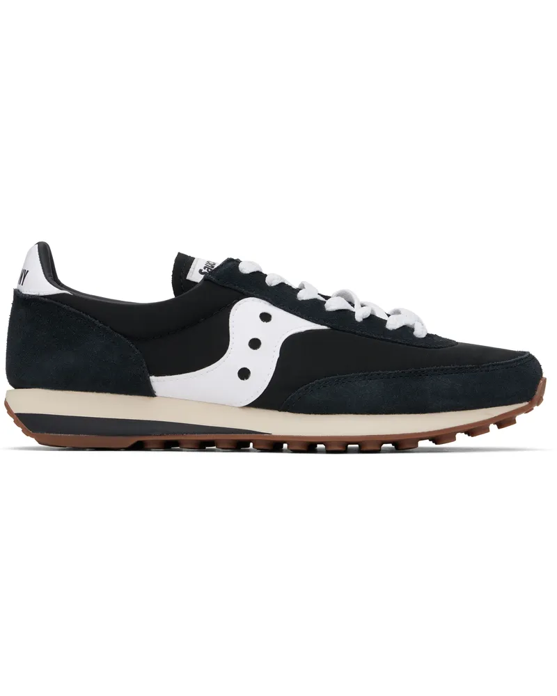 Saucony Black & White Trainer 80 Sneakers Black