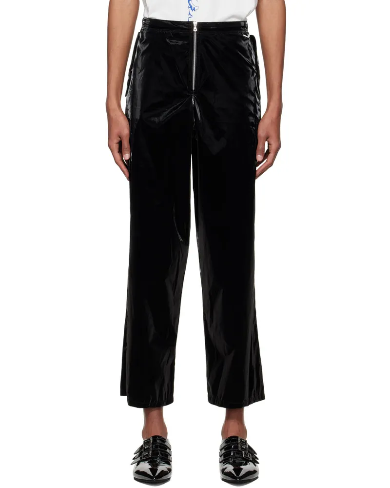 Maximilian Davis Black Spain Trousers Ink