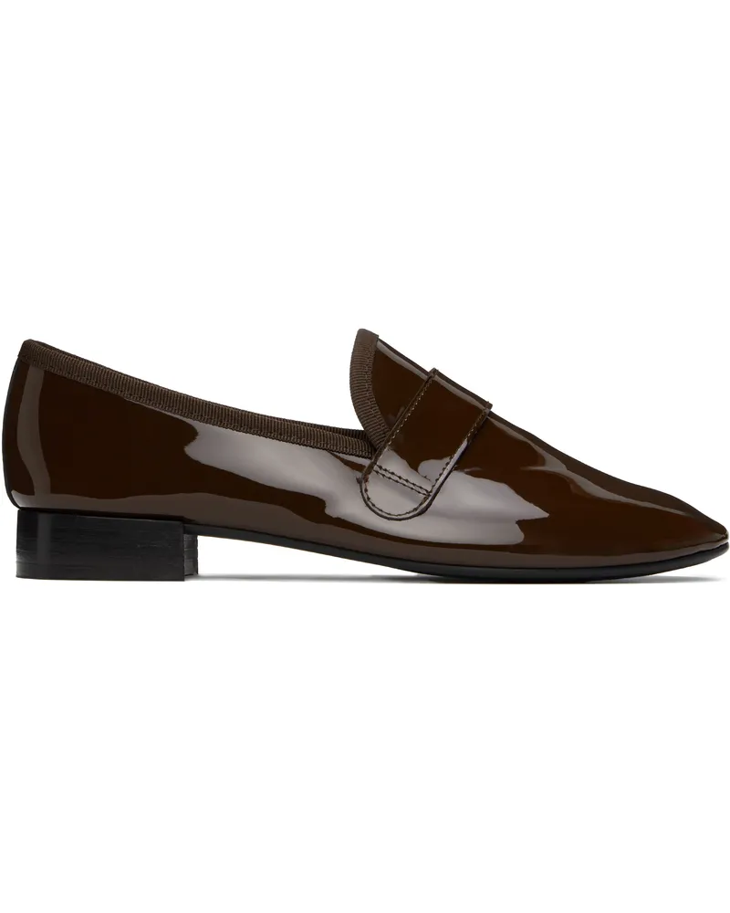 Repetto Brown Michael Rubber-Sole Loafers Ristretto