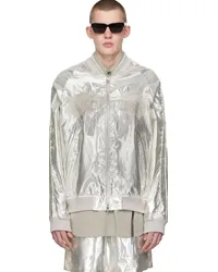 Doublet Silver Souvenir Bomber Jacket Silver