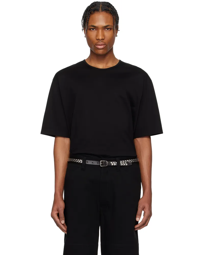Christophe Lemaire Black Relaxed T-shirt Bk999