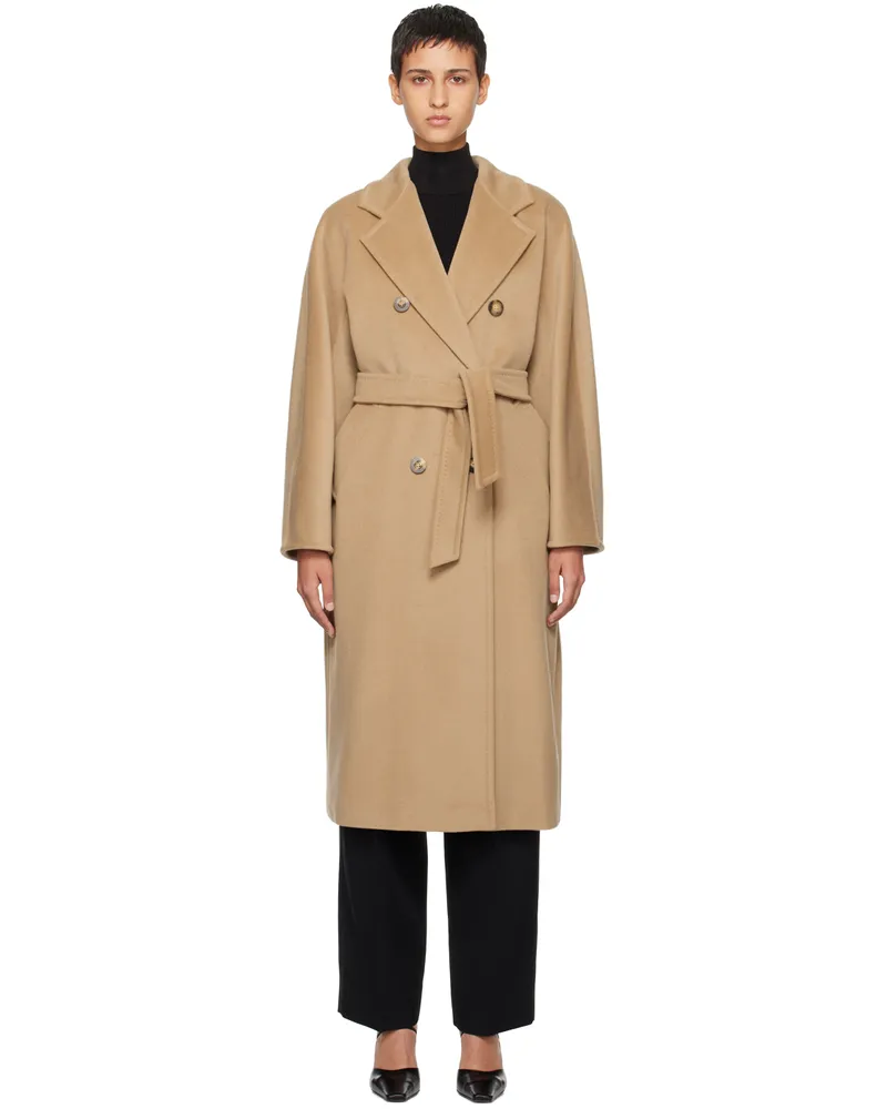 Max Mara Tan Madame Coat 001