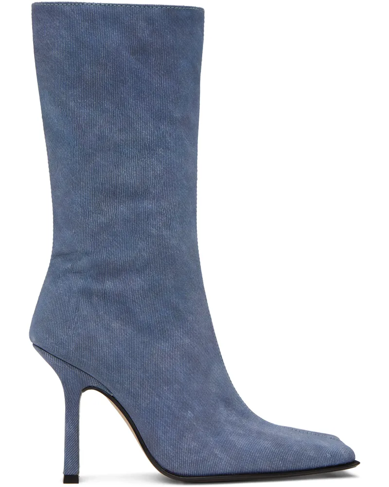 Miista Blue Noor Boots Denim