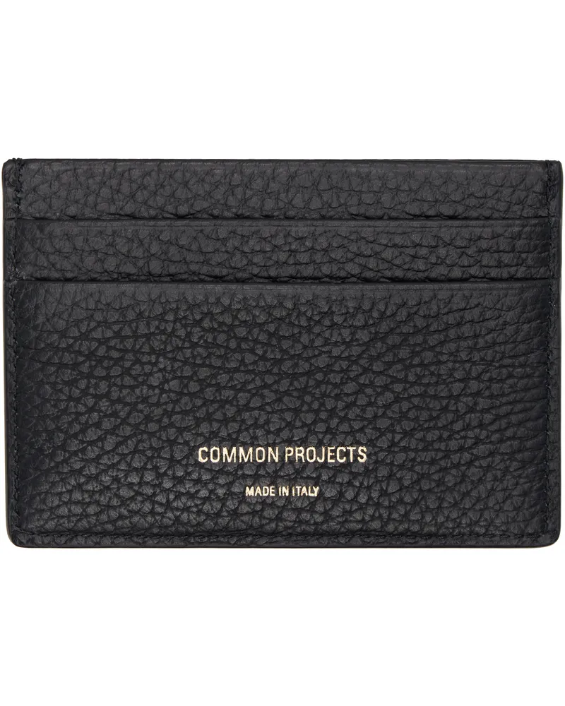 Common Projects Black Multi Card Holder 7001
