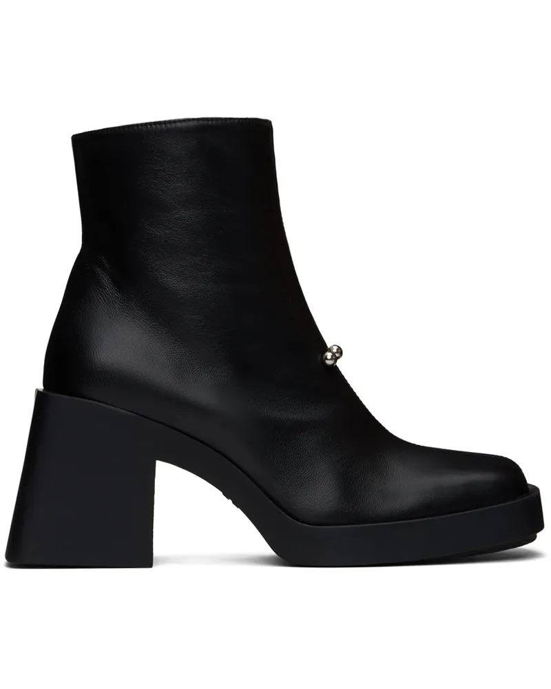 Justine Clenquet Black Raya Boots Black