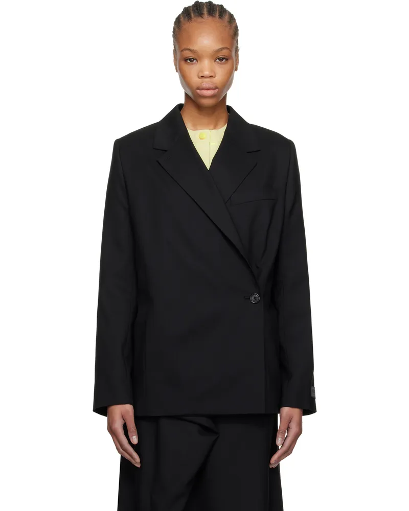 Kenzo Black Kenzo Paris Virgin Wool Blazer 99