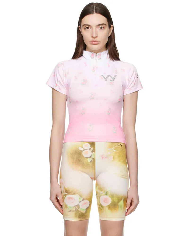 OPEN YY Pink Cycling T-Shirt Pink