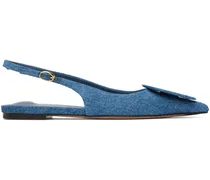 Blue 'Les slingbacks Duelo plates' Ballerina Flats