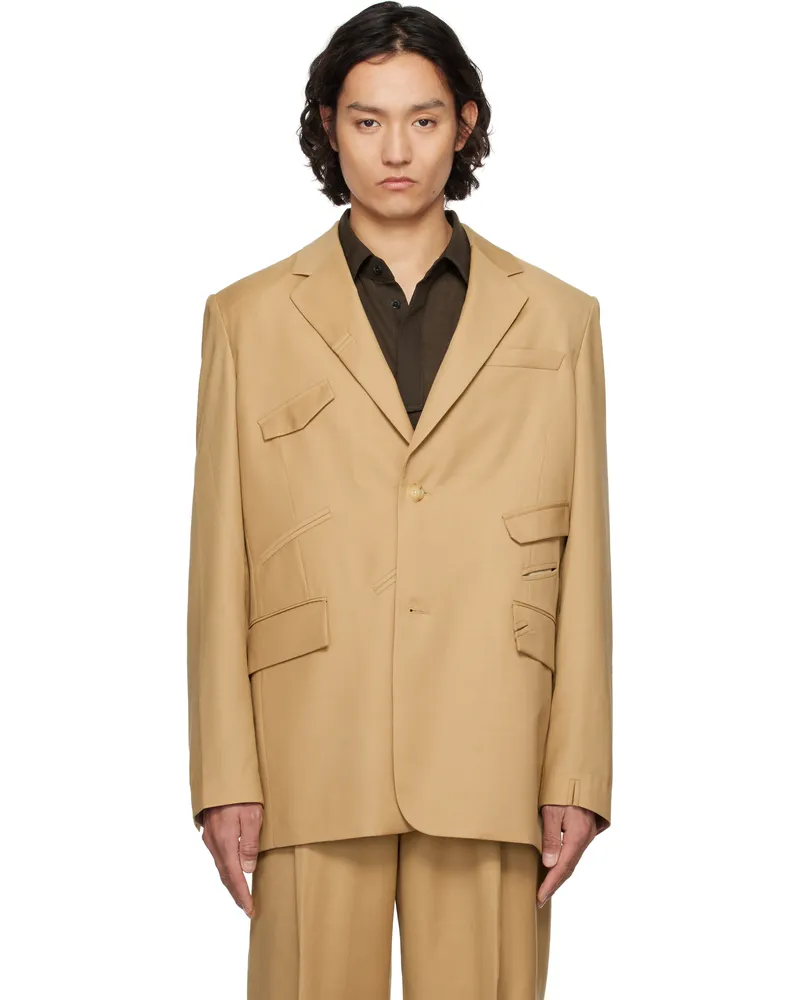 Feng Chen Wang Tan Multi Slash Blazer Light