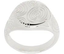 Silver River Signet Ring