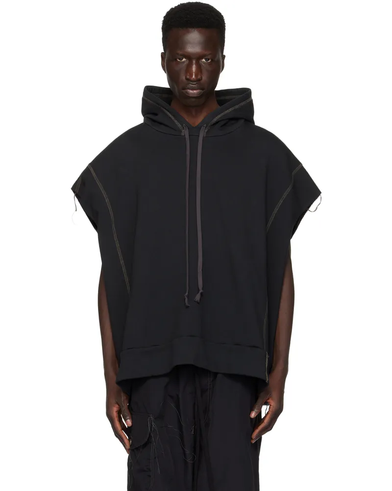 NICOLAS ANDREAS TARALIS Black Thread Hoodie 0