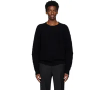 Black Patchwork Sweater