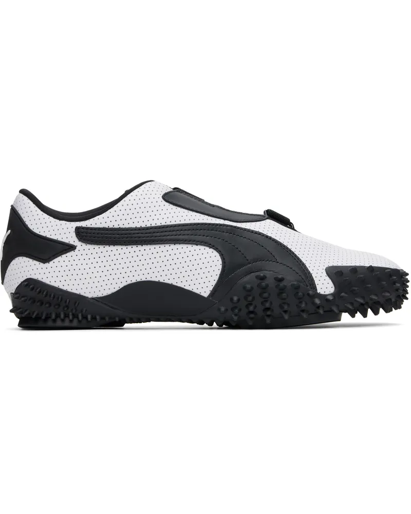 Puma White Mostro Perforated Sneakers Puma