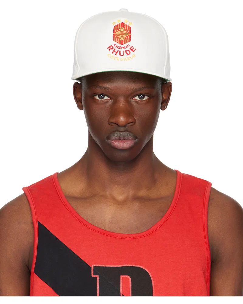RHUDE White Azur Cap White