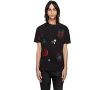 Black March Embroidery T-Shirt