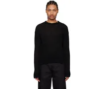 Black Vented Sweater