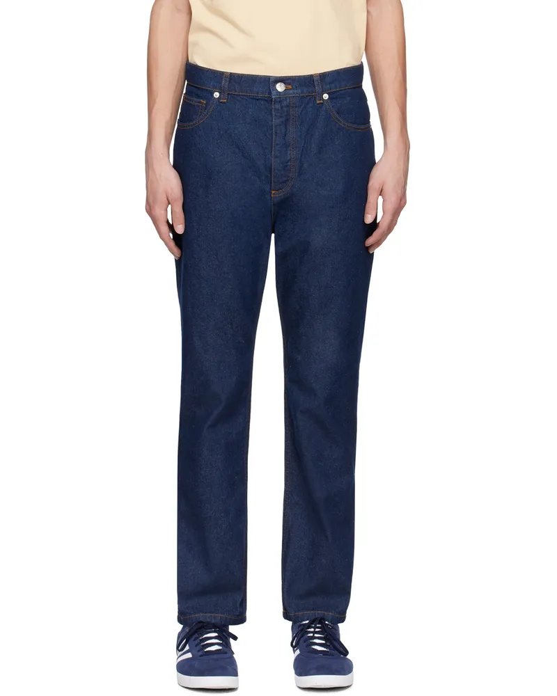 Kitsuné Indigo Embroidered Jeans P470