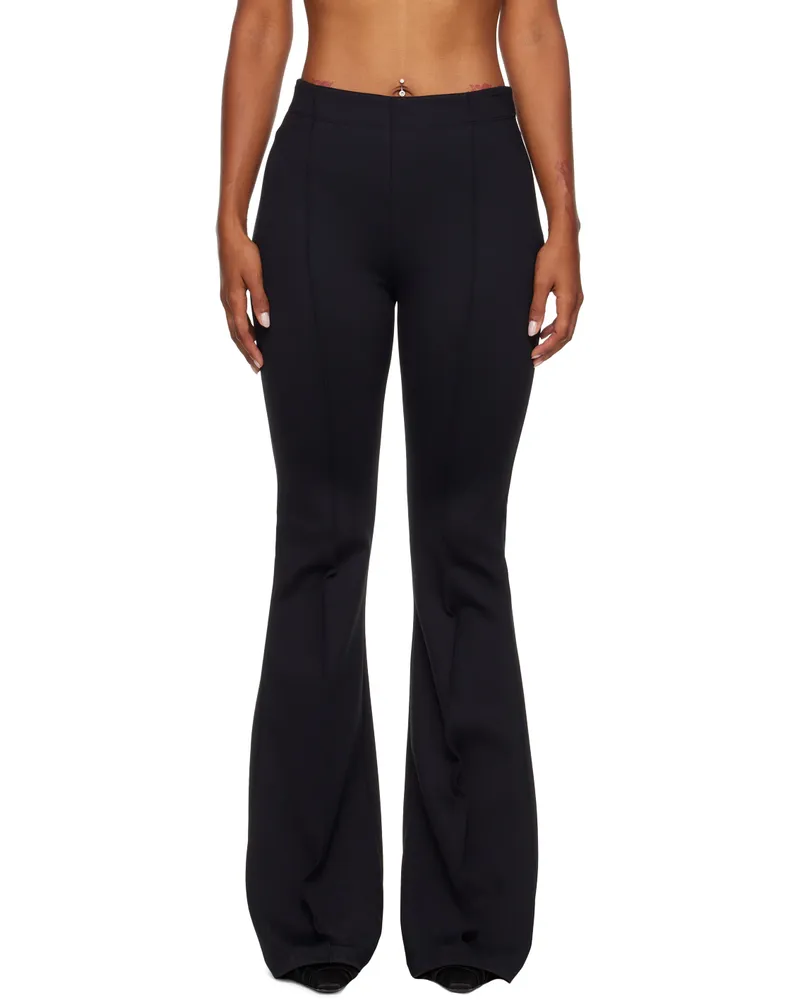 Rosetta Getty Black Scuba Trousers Black