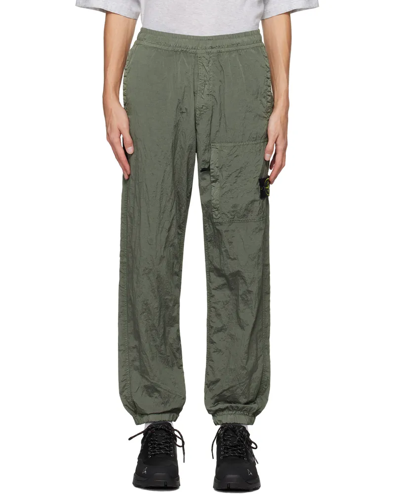 Stone Island Green 31019 Nylon Metal Track Pants V0059