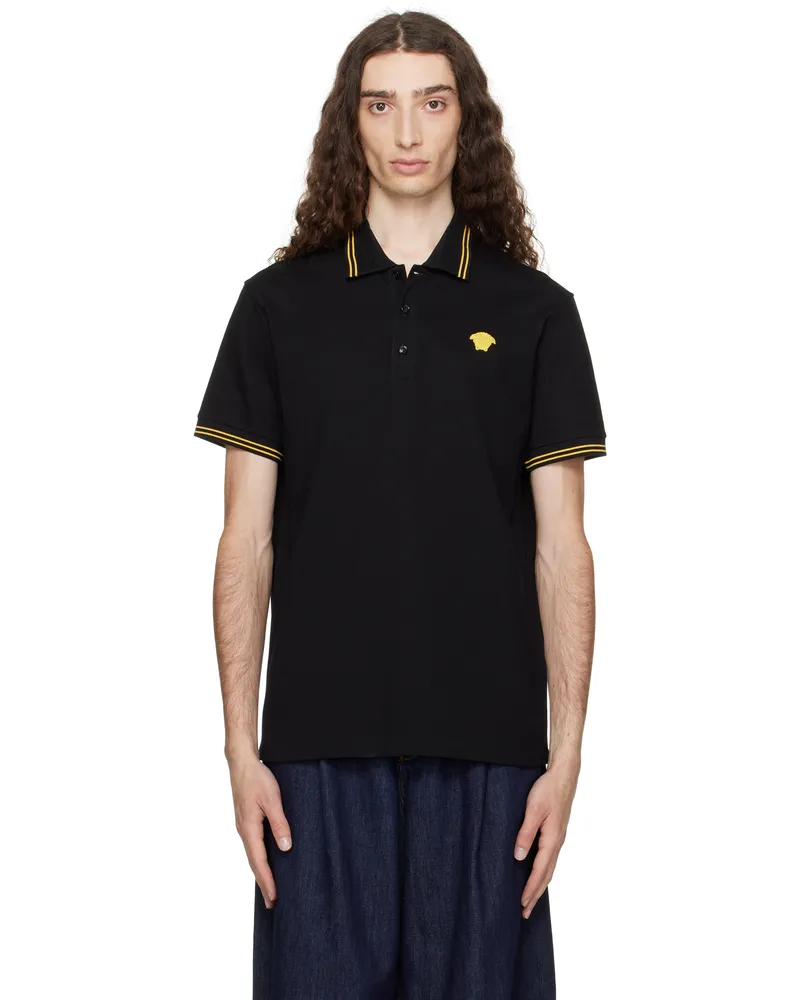 Versace Black Medusa Polo 1b000-black