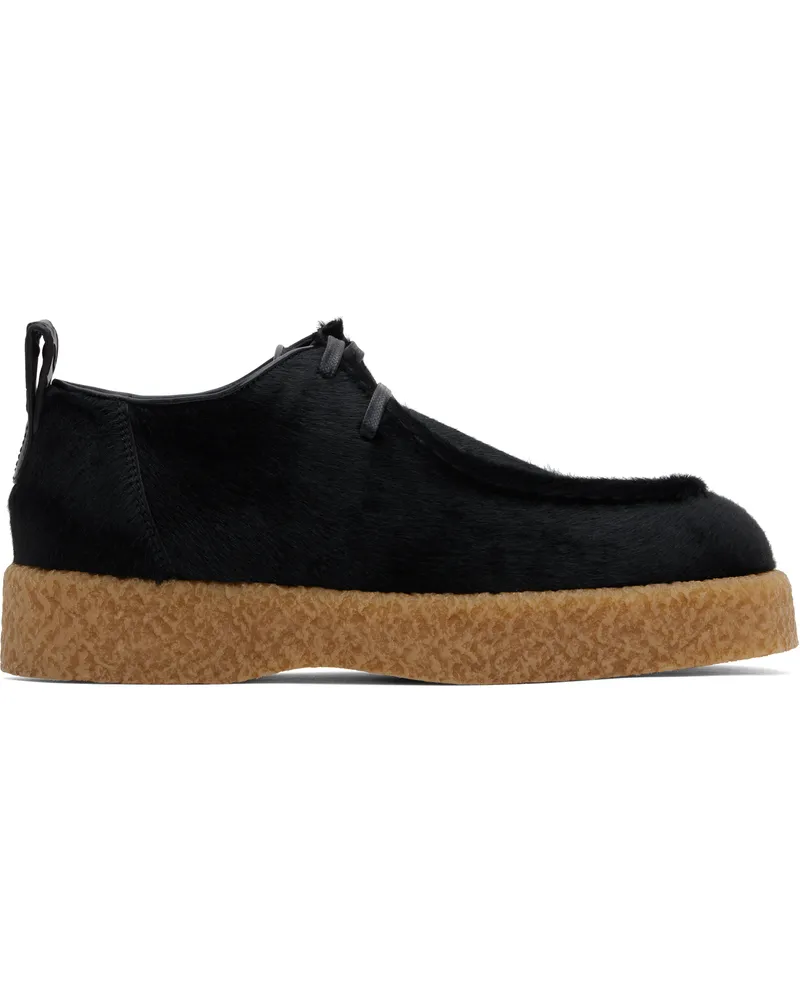 Bottega Veneta Black Torino Lace-Up Derbys 1000
