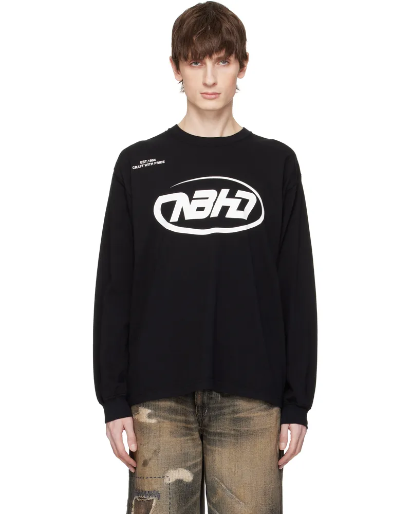 Neighborhood Black NH LS-6 T-shirt Black