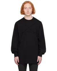 DRKSHDW by Rick Owens Black Porterville Jumbo Penta Seams Long Sleeve T-Shirt Black