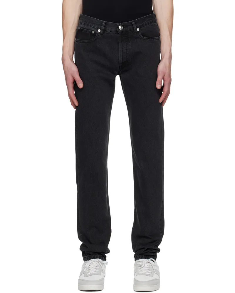 A.P.C. Black Petit New Standard Jeans Lze