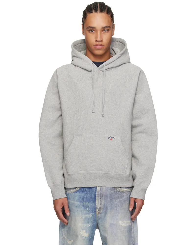 Noah NYC Gray Core Classic Hoodie Heather