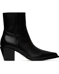 Jimmy Choo Black Cece 60 Boots Black