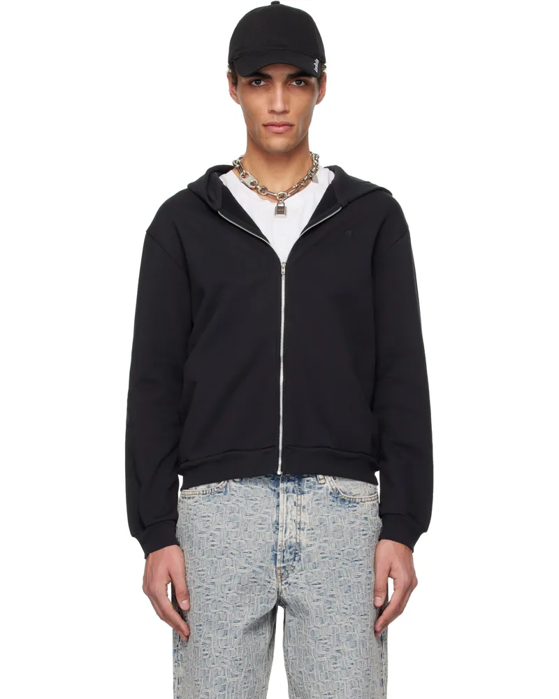 Acne Studios Black Zipper Hoodie 900
