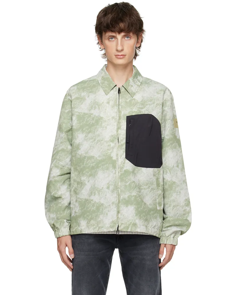 Paul Smith Green Printed Jacket 30