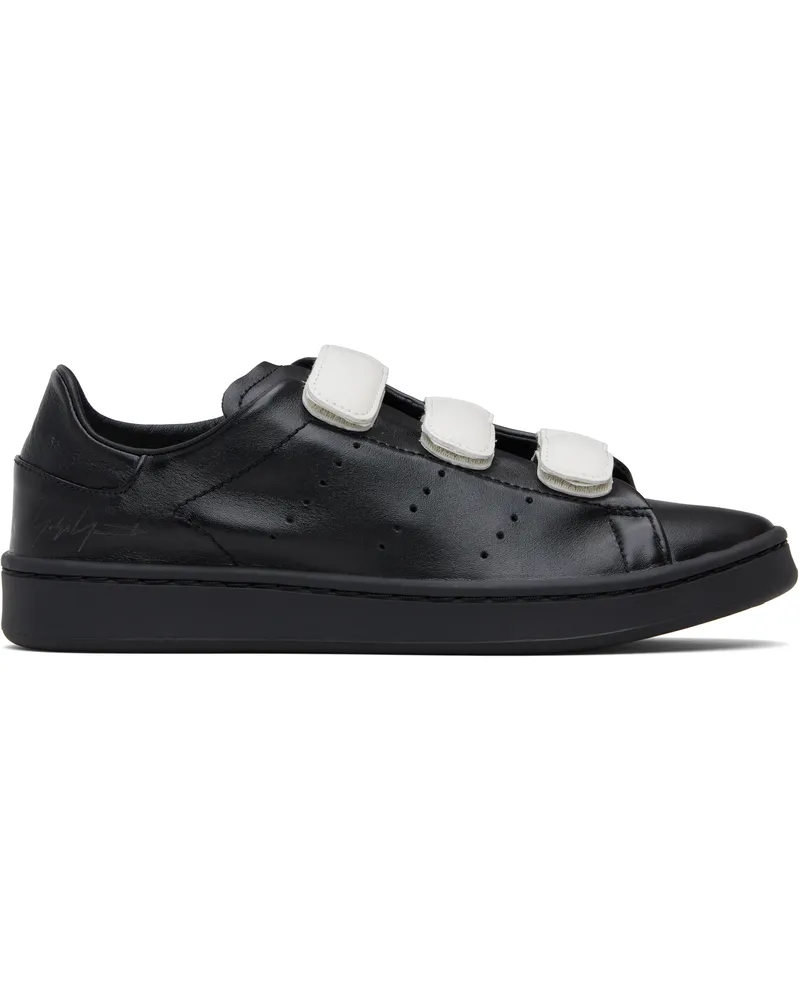 Y-3 Black Stan Smith Hook-And-Loop Sneakers Black