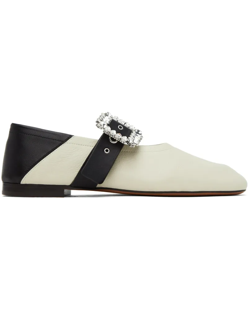 Wales Bonner Off-White Glide Ballerina Flats 18041