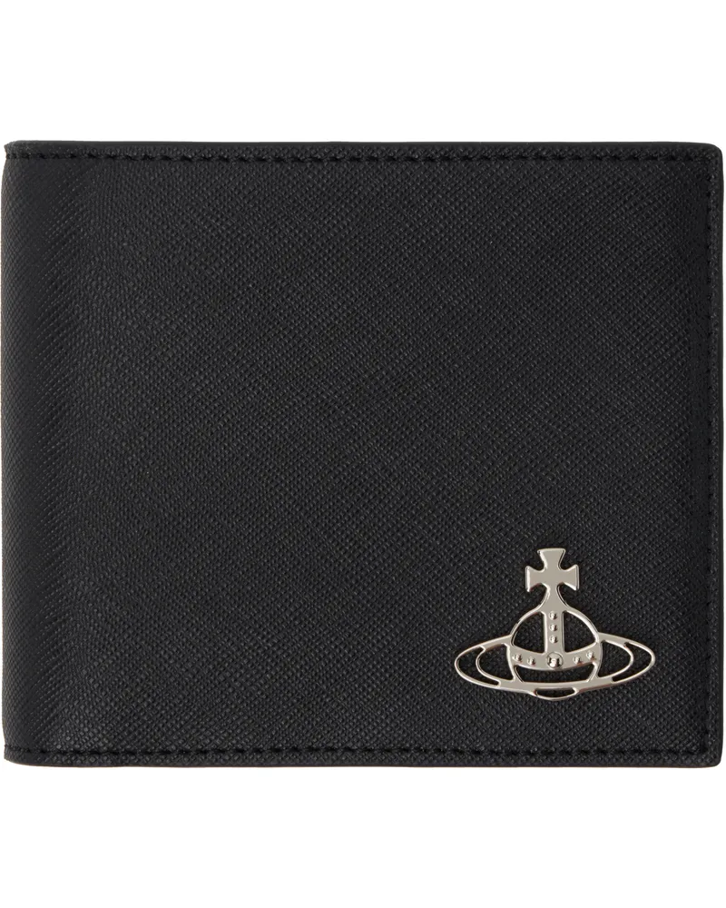 Vivienne Westwood Black Billfold Wallet Ss25-n401