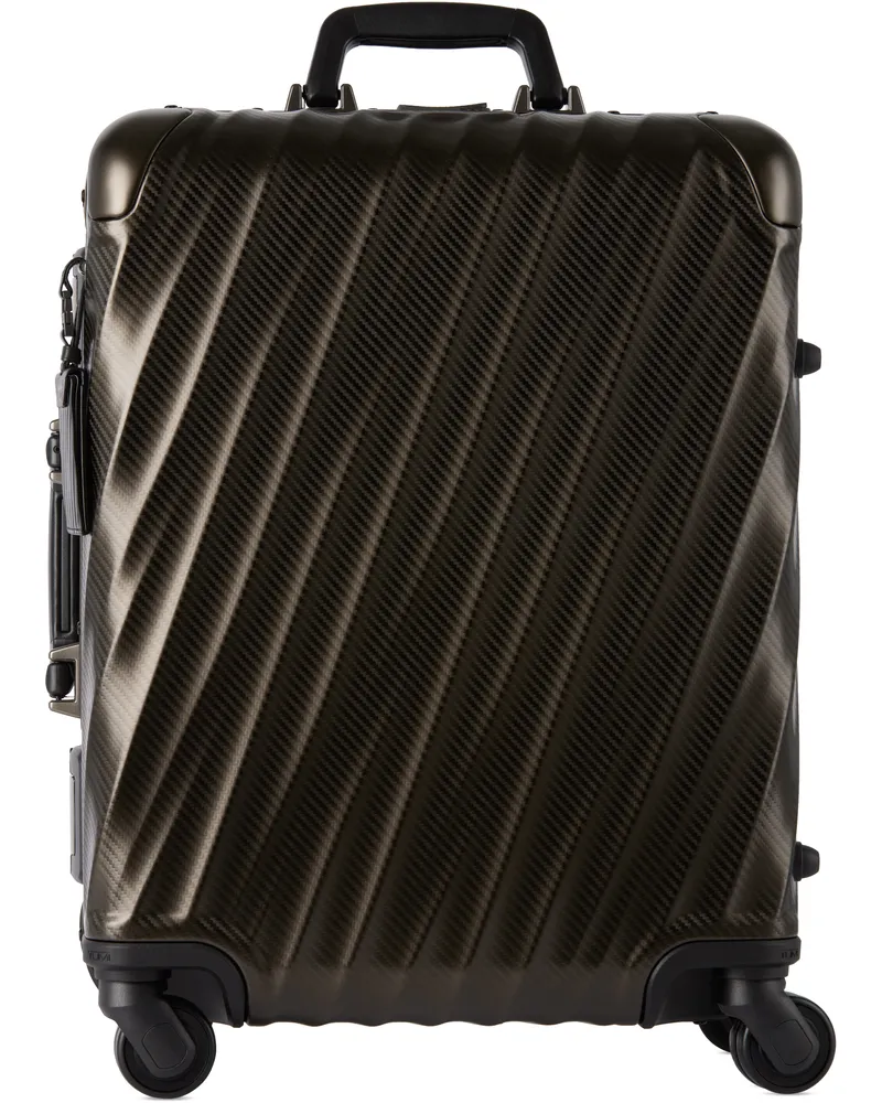 Tumi Black Continental Carry-On Suitcase Textured