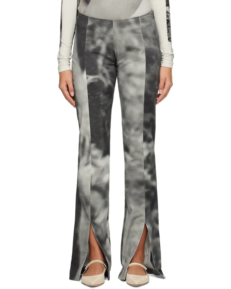 ELLISS Gray Handsy Jeans Print
