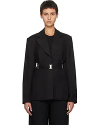 ROTATE Birger Christensen Black Belted Blazer Black