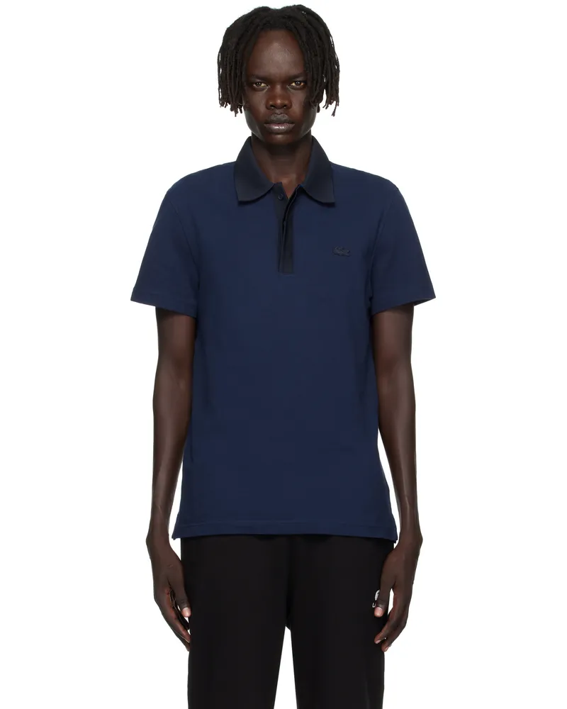Lacoste Navy Regular Fit Piqué Polo Navy