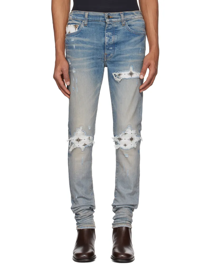 Amiri Blue Micro Stardust MX1 Jeans Antique