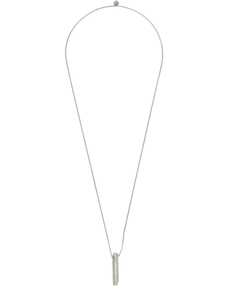 TITLE OF WORK Solid Rod Necklace Silver