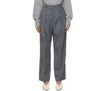 Gray Tailored Trousers